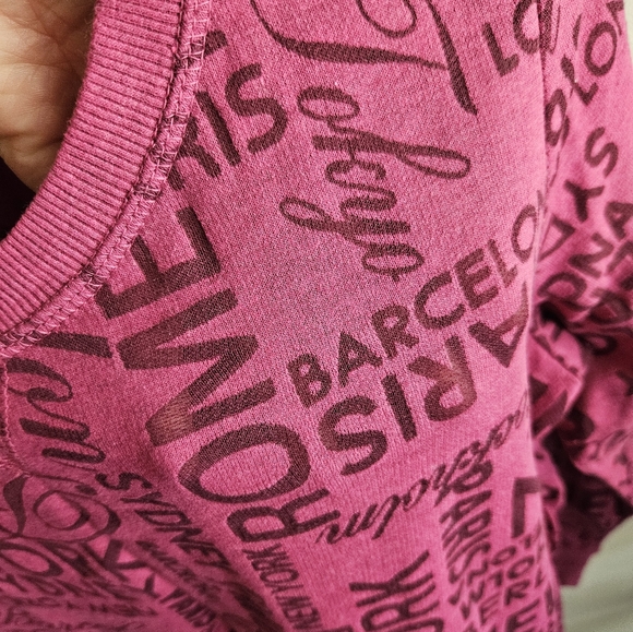 Women's Maroon Graphic Sweater - Picture 3 of 3